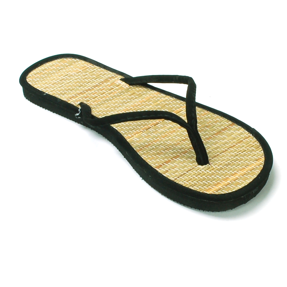Womens Bamboo Sandal Flip Flops Light Flats Beach Summer Shoe Comfort